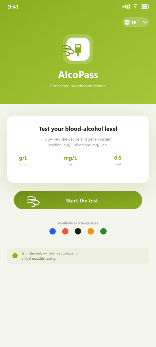 AlcoPass screenshot