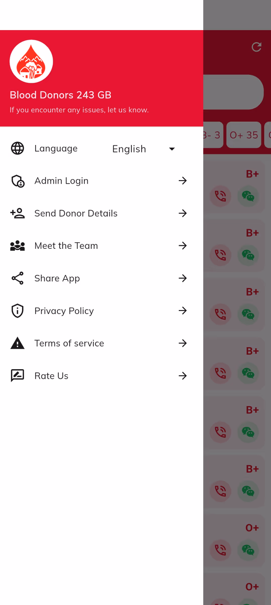Blood Donors 243 GB screen 2