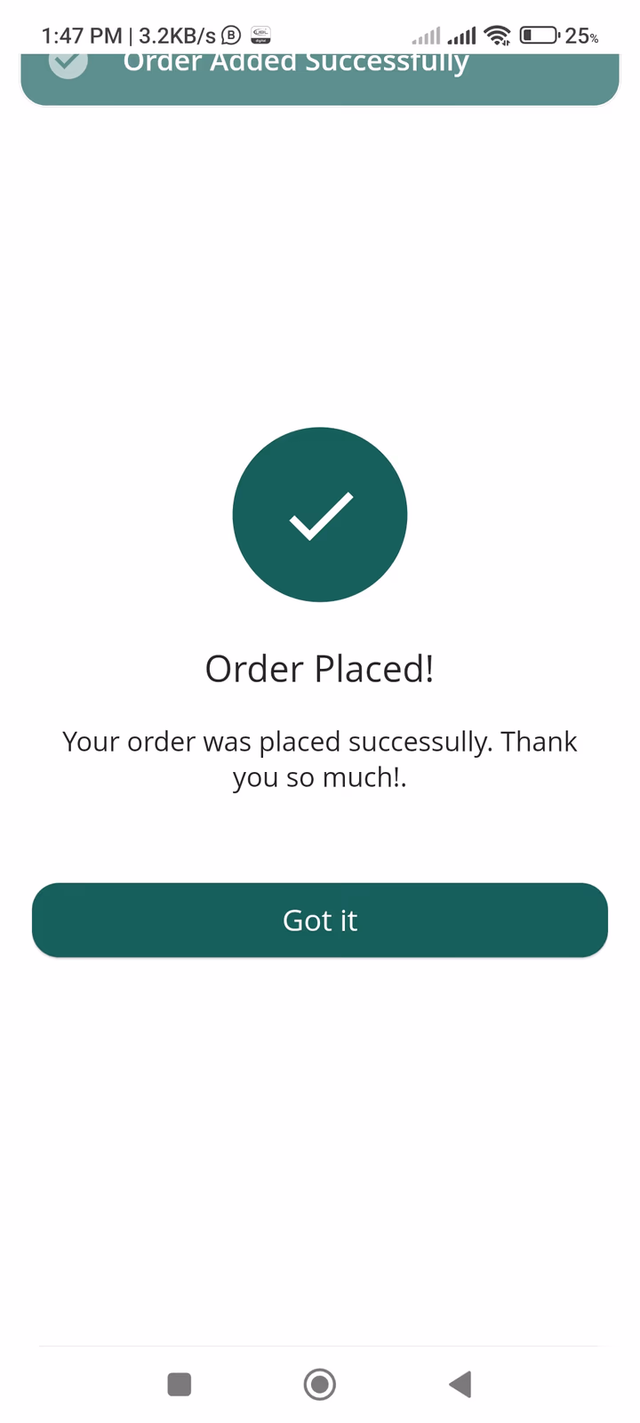 CourierGo screen 7