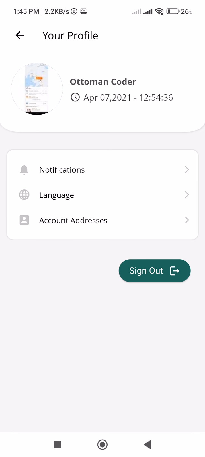 CourierGo screen 4