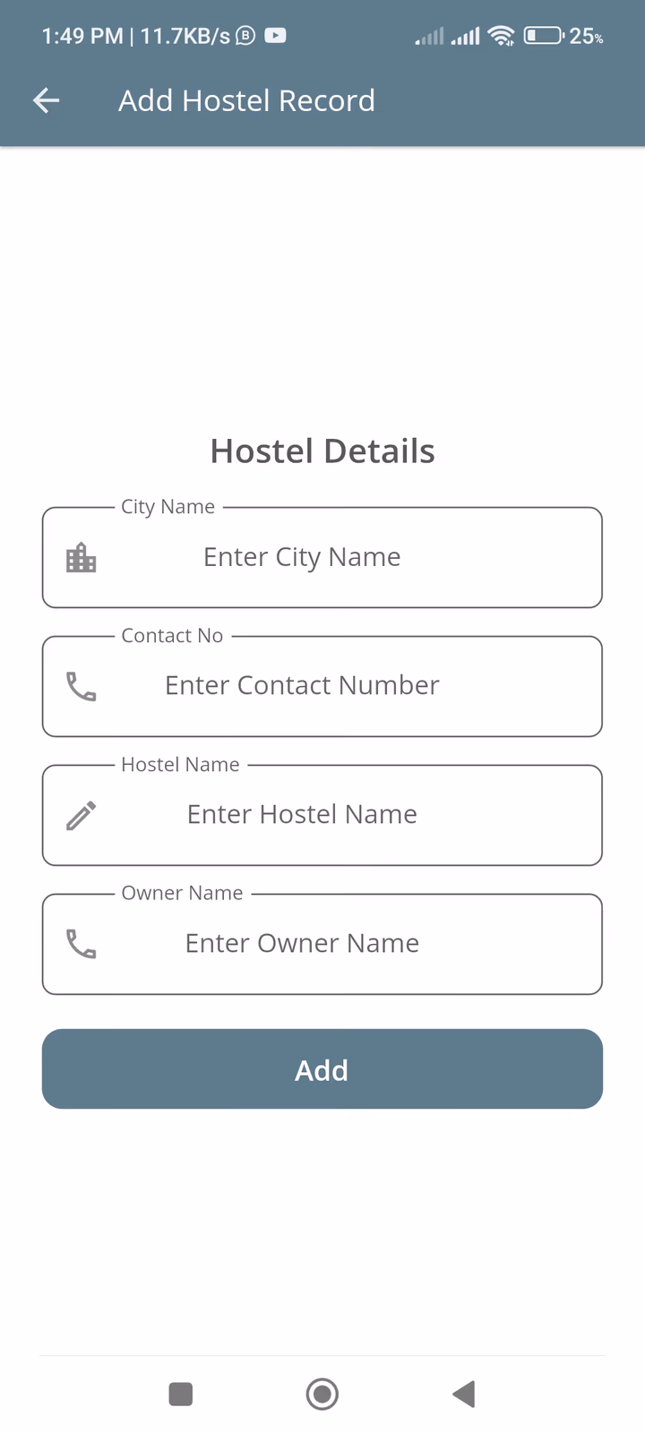 Hostel Finder screen 3