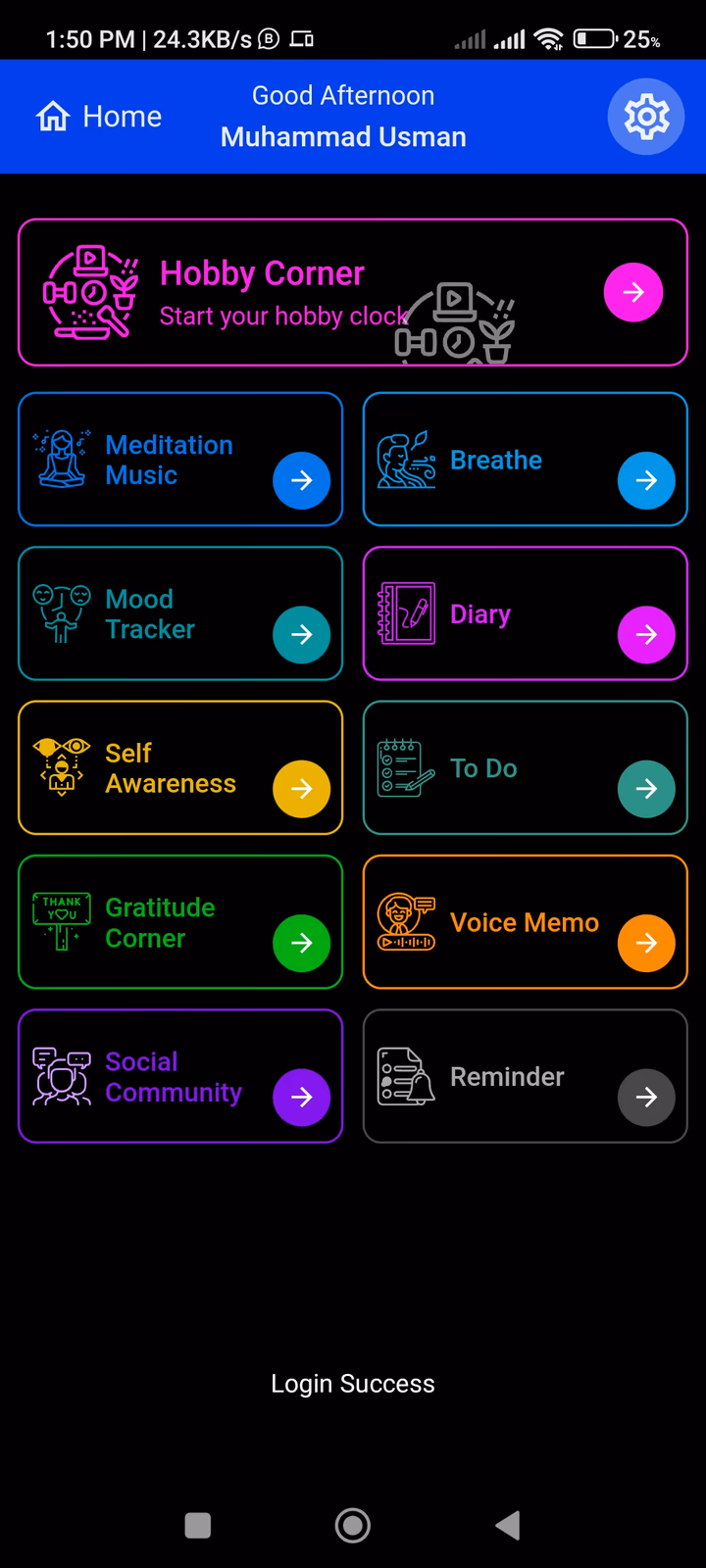 iCare — private self-care dashboard