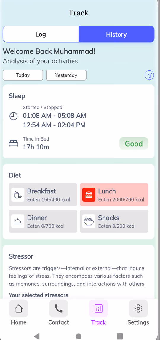 LifeLink screen 2