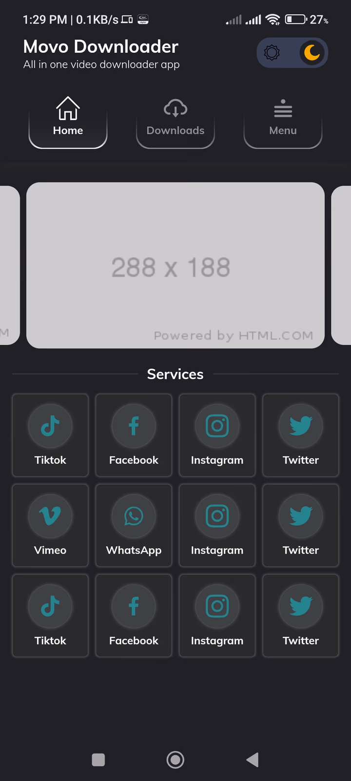 Movo Downloader screenshot