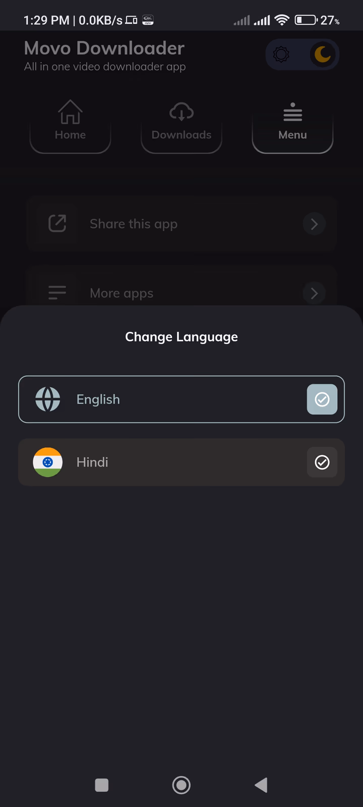 Movo Downloader screen 3