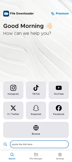 Daghta — actual app interface