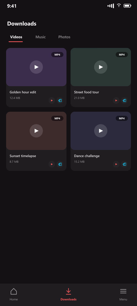 SnapTok screen 3