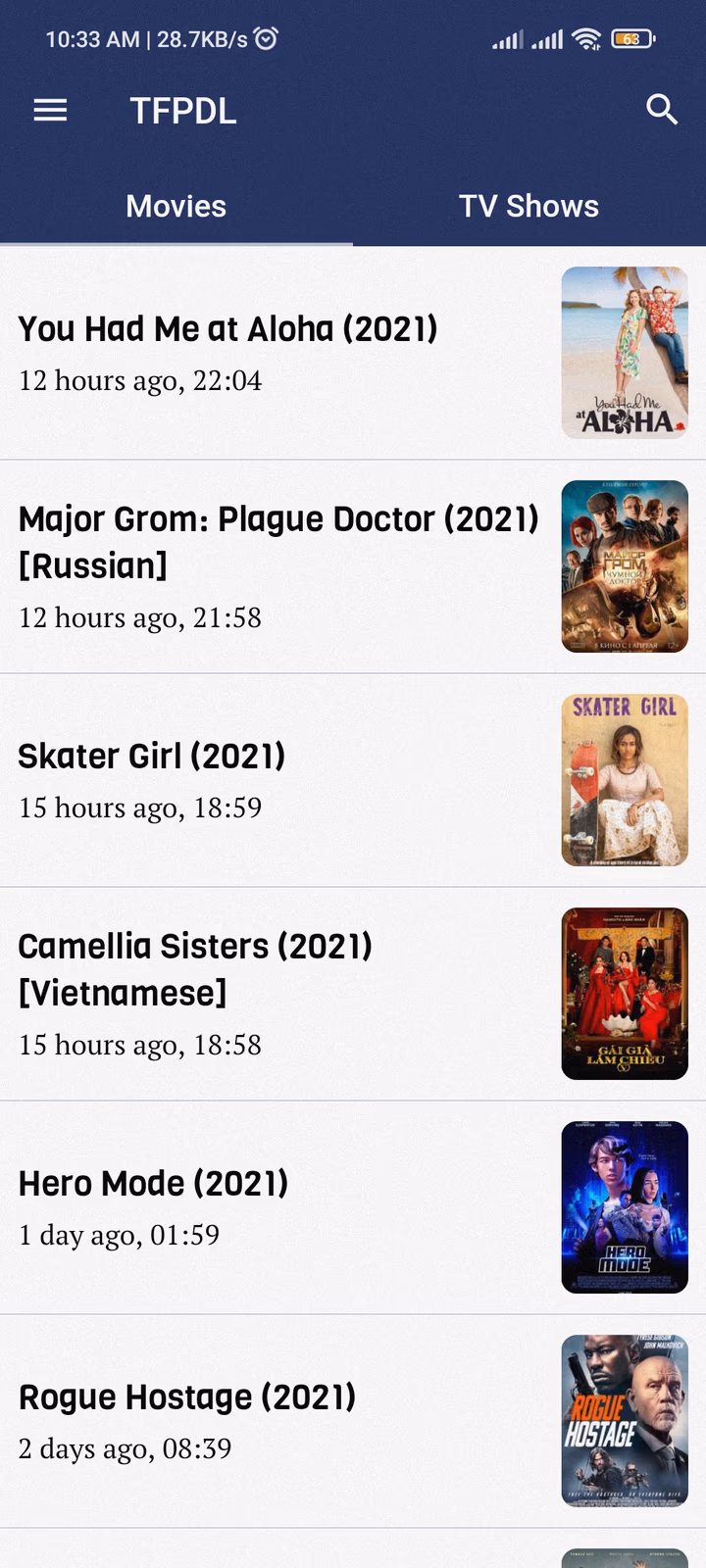 TFPDL screenshot