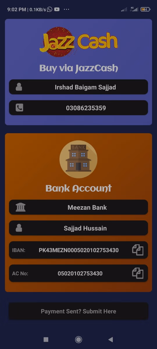 Trust Earning screen 7