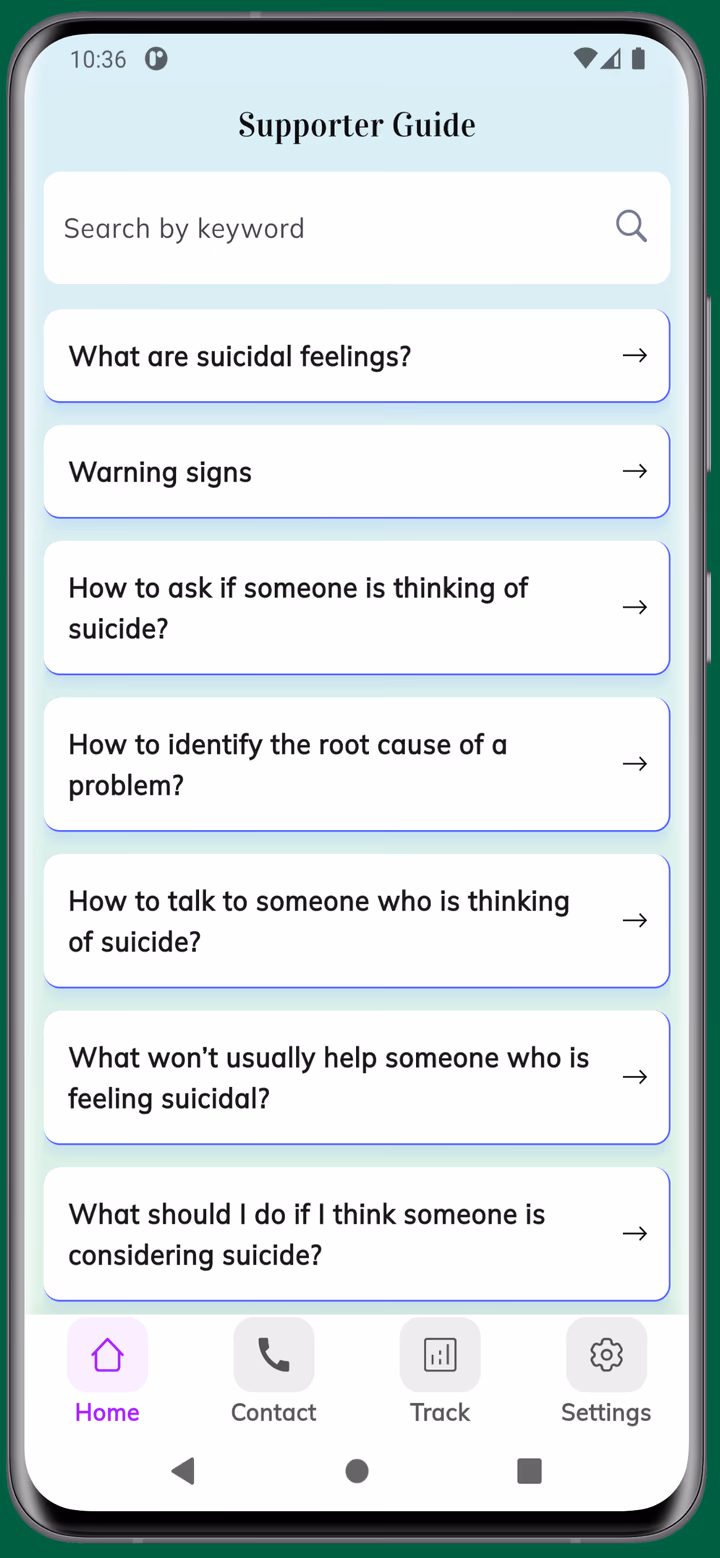 LifeLink screen 6